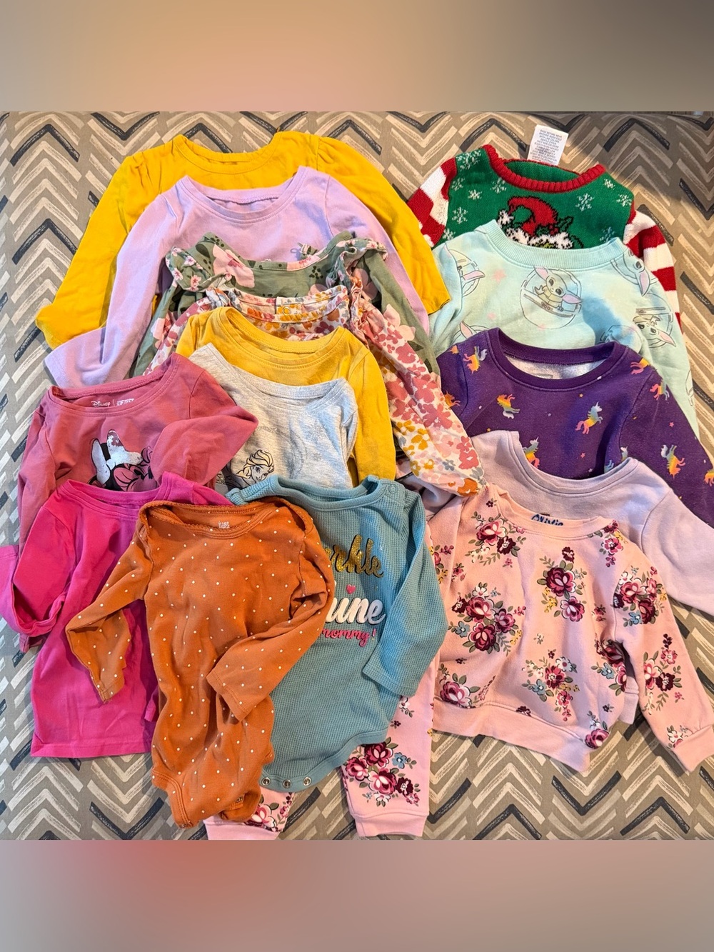 Mixed Girls' Long-Sleeve Tops & Bodysuits - Assorted Colors
